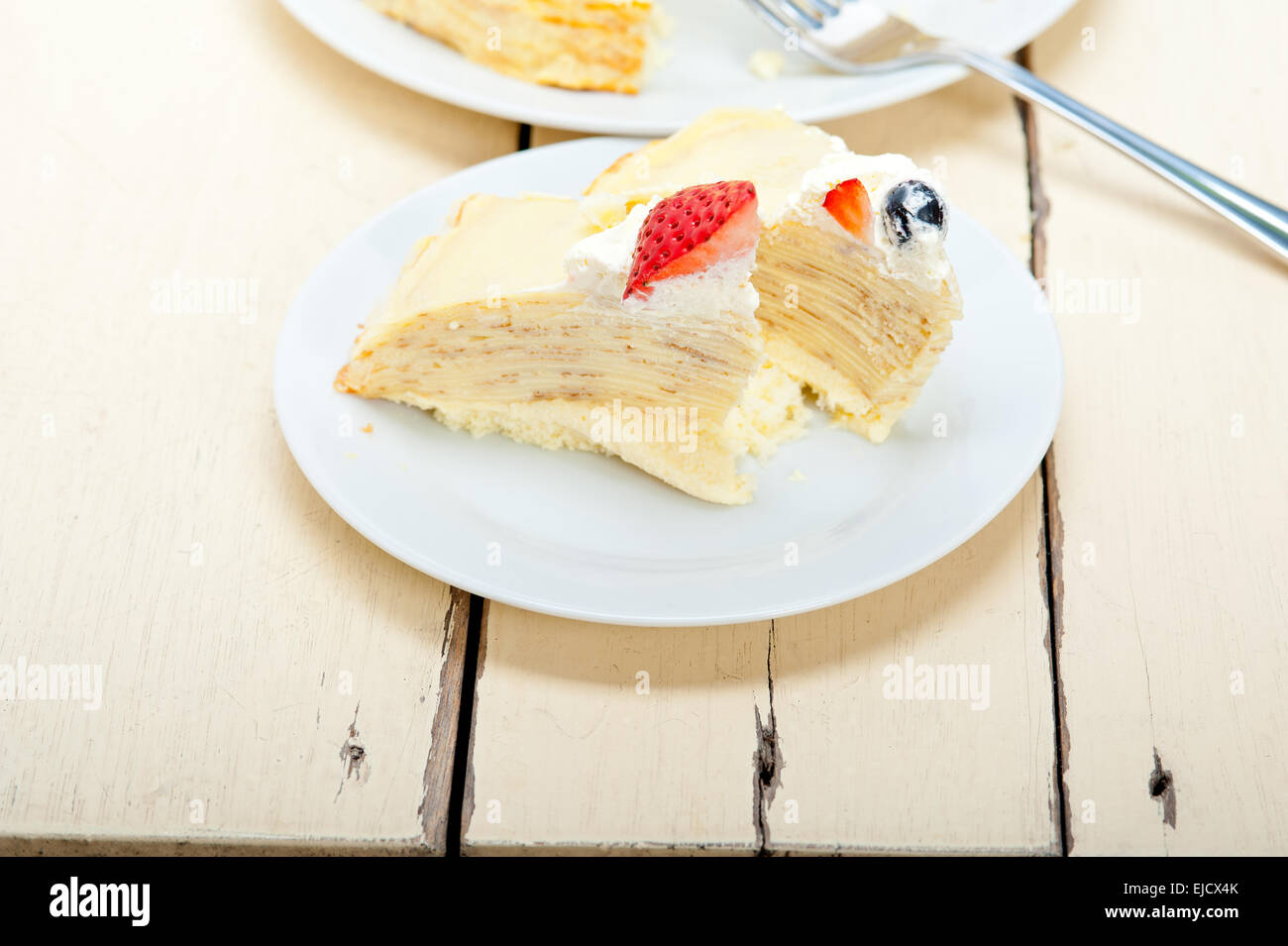 crepe pancake cake Stock Photo Alamy