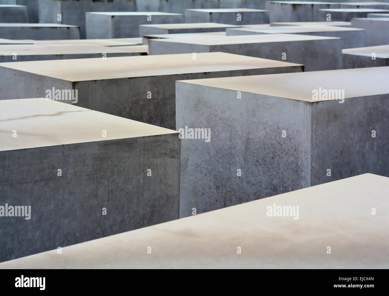 Holocaust Memorial in Berlin Stock Photo
