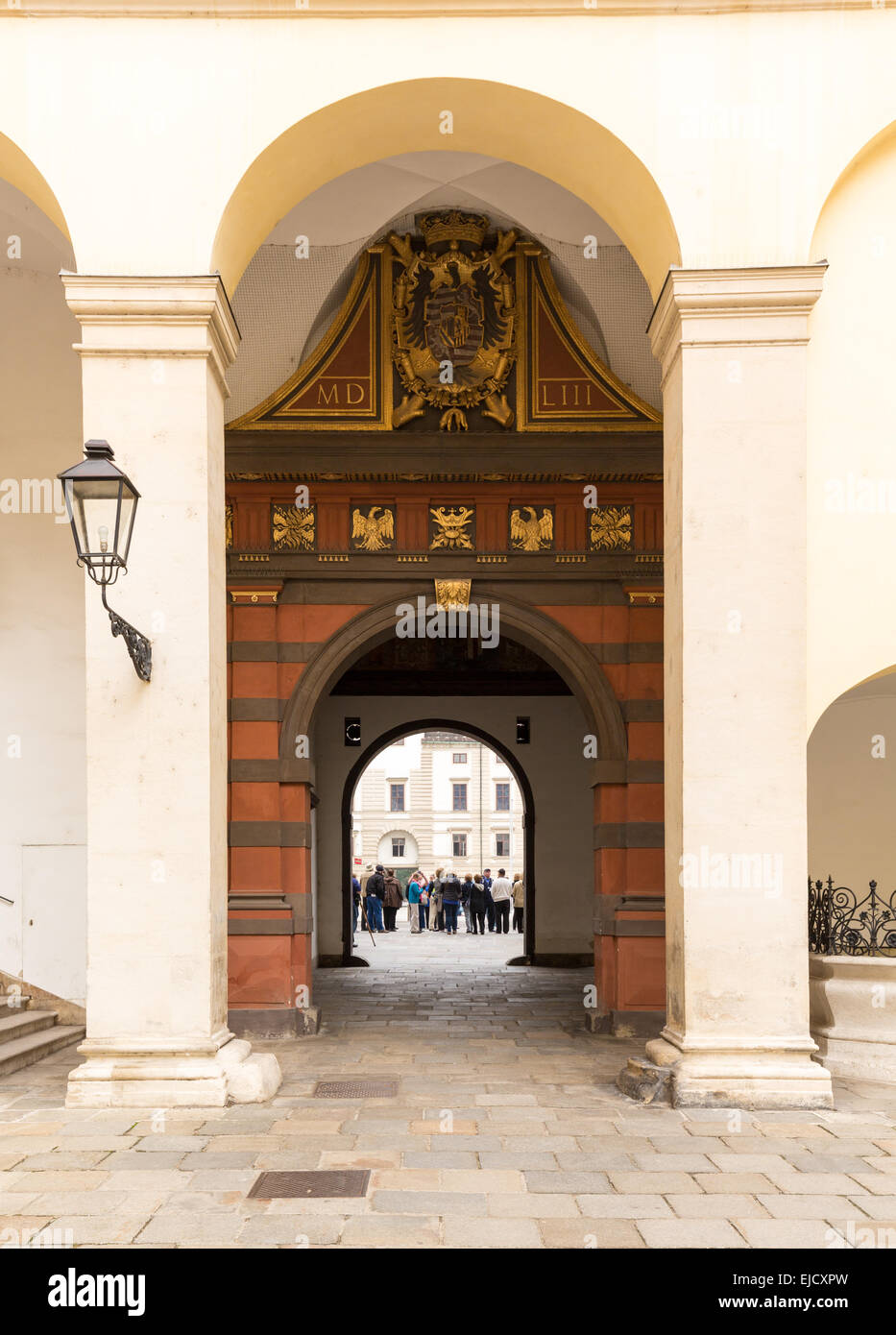 Hofburg palace in Vienna Austria Stock Photo