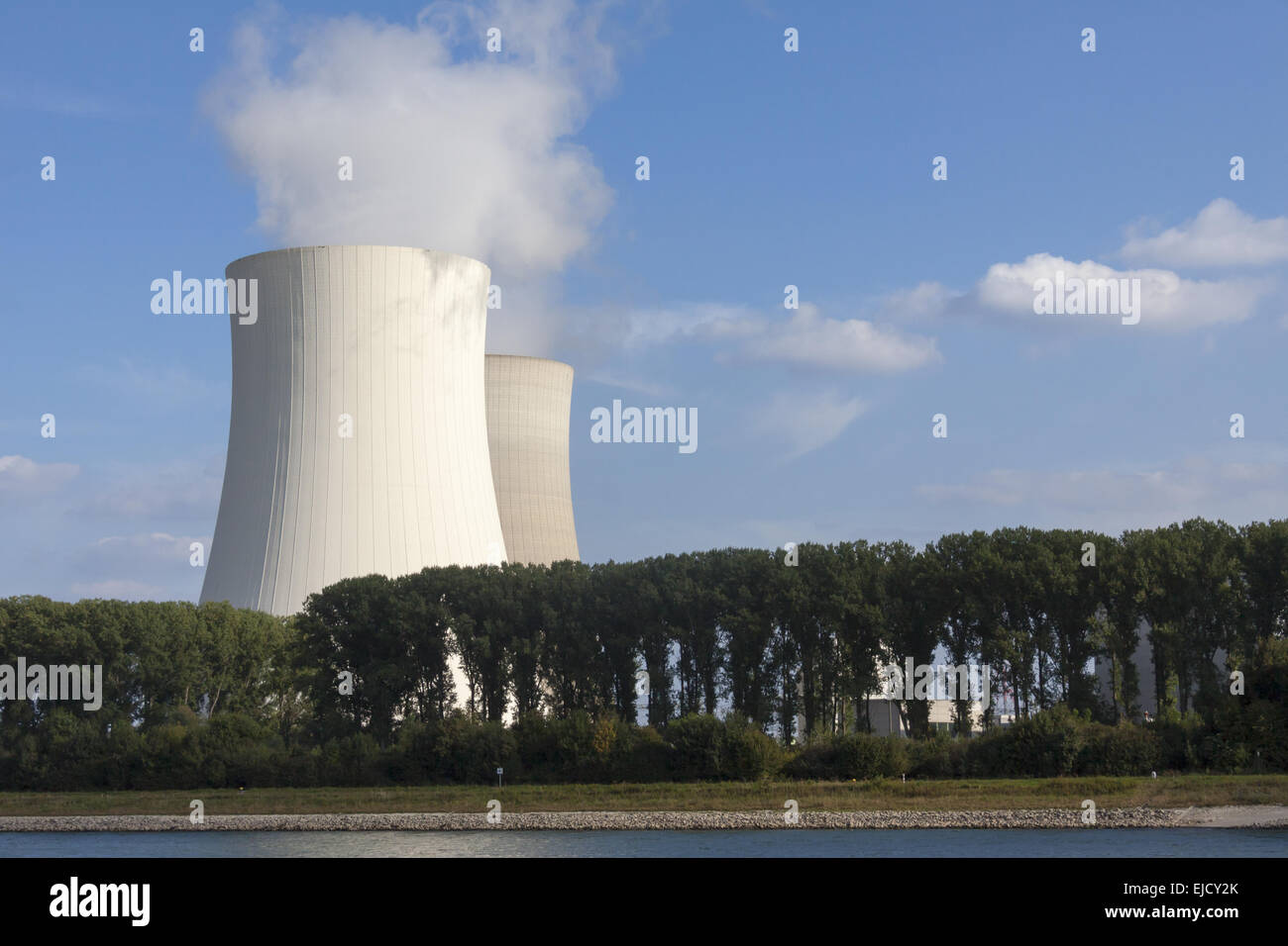 Nuclear power plant Phillipsburg Stock Photo