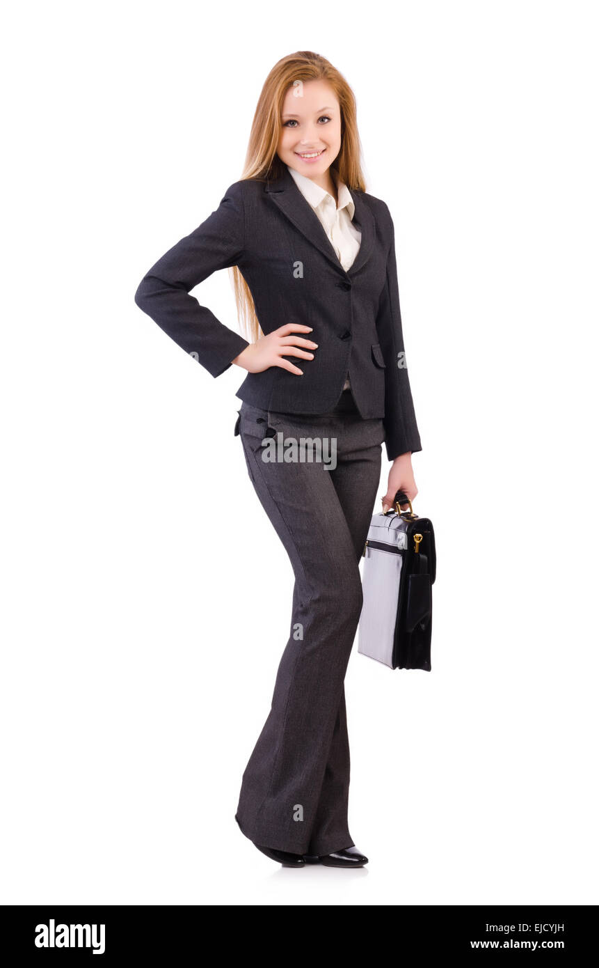 Woman businesswoman in business concept Stock Photo - Alamy