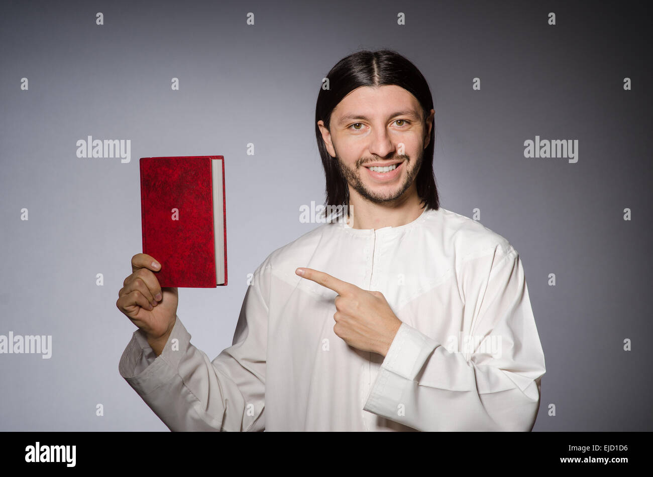 Priest man in religious concept Stock Photo Alamy