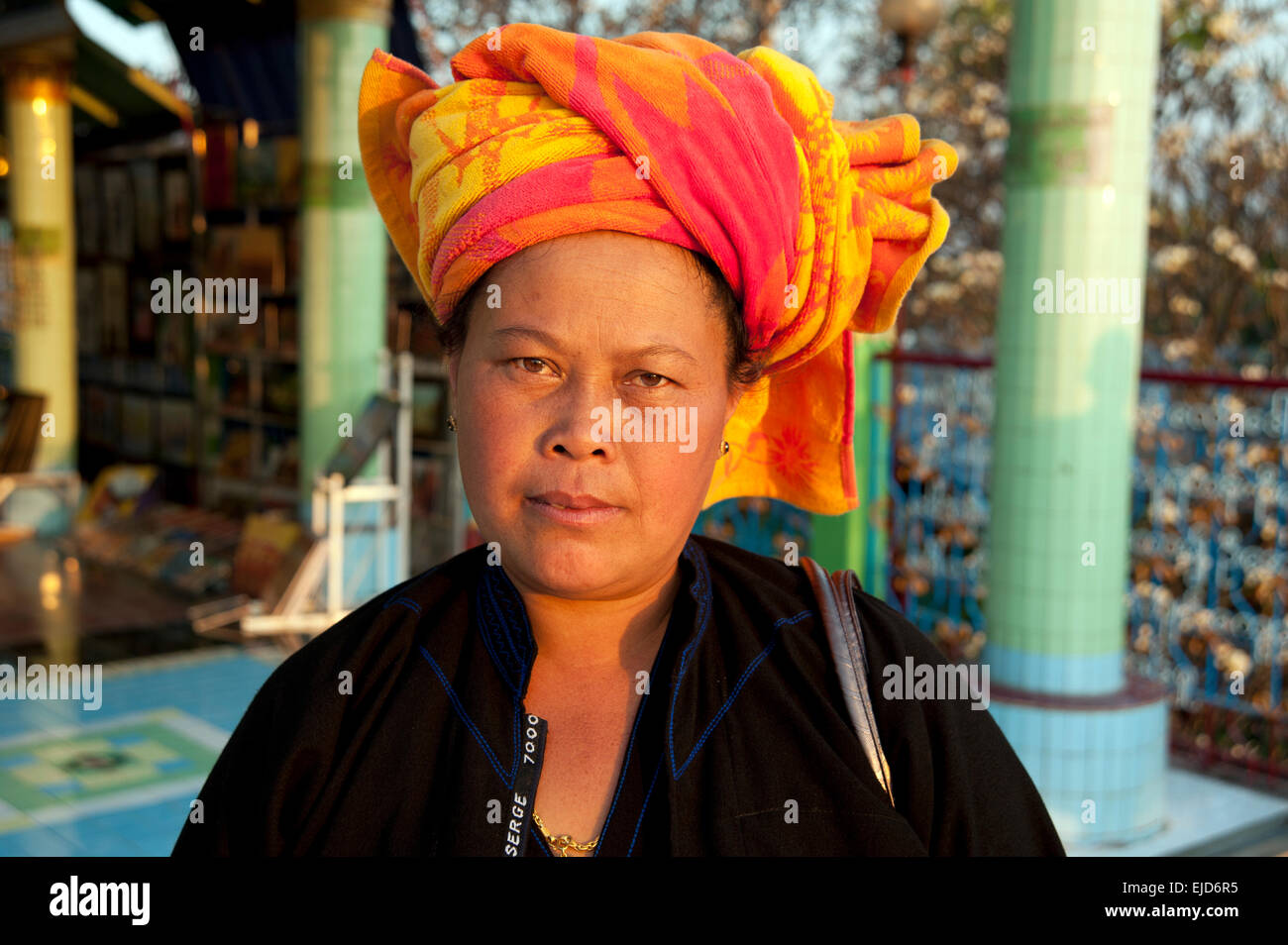 Burmese Hill Tribe Woman Kachin High Resolution Stock Photography and ...