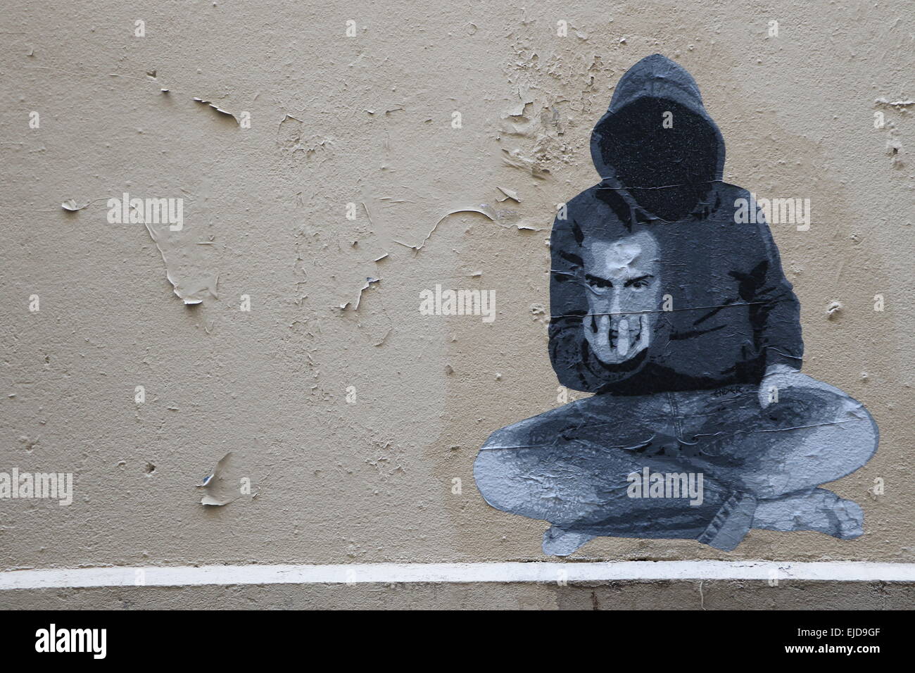 Street Art in Paris Stock Photo
