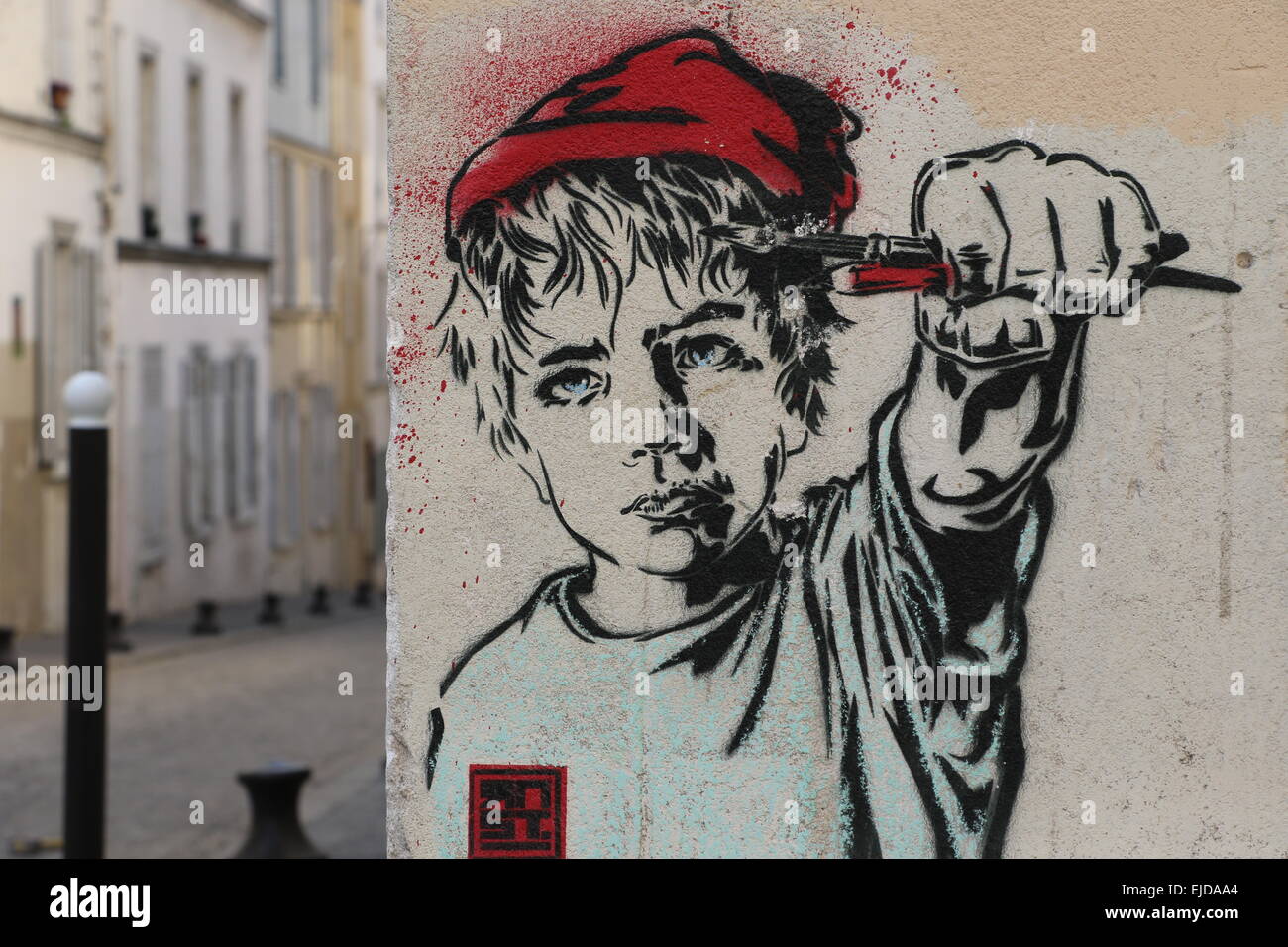 Street Art in Paris Stock Photo Alamy