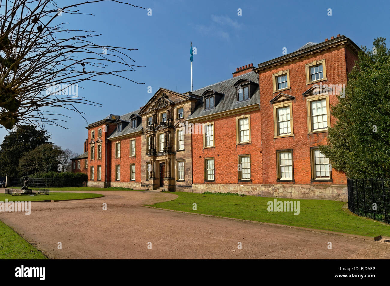 Dunham Massey Hall, Altrincham, Cheshire. Greater Manchester. Former seat of The Lord Stamford. Stock Photo