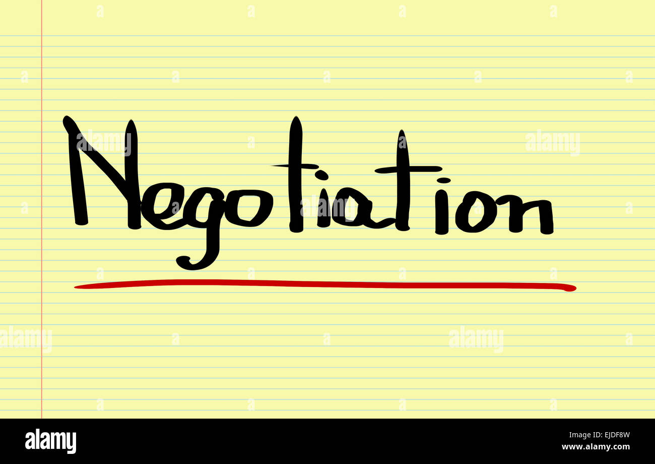 Negotiation Concept Stock Photo