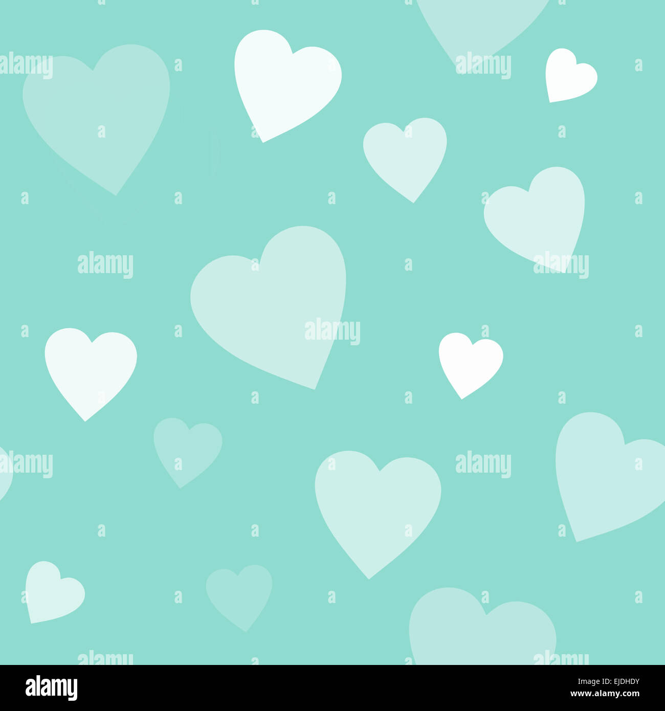 seamless blue background with hearts Stock Photo Alamy