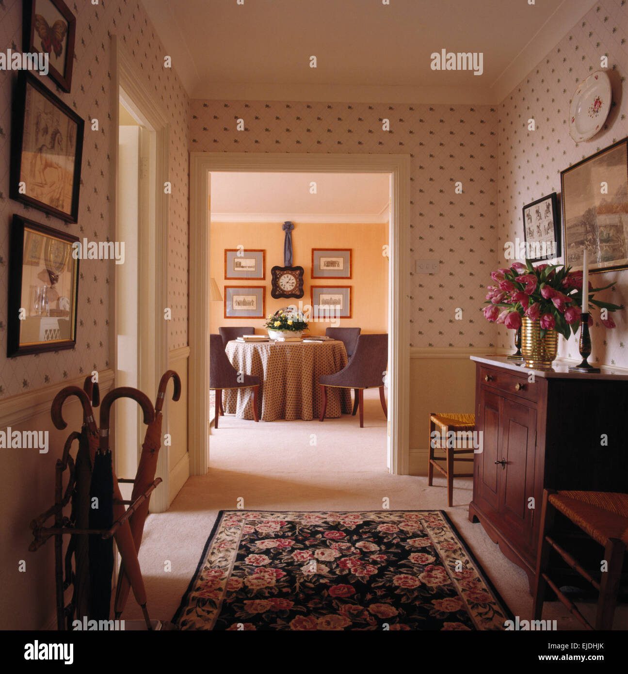 Floral rug hires stock photography and images Alamy