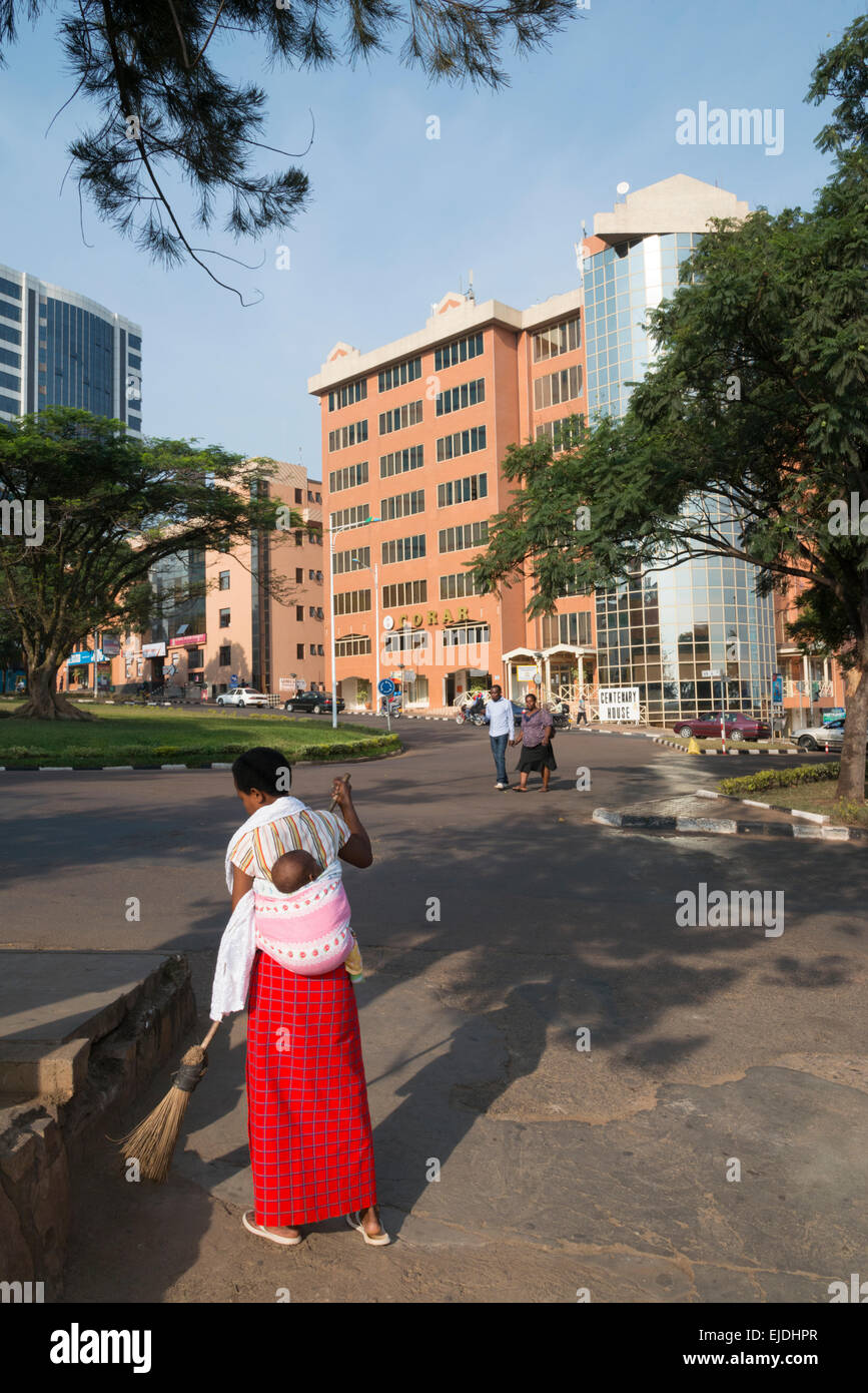 Kigali city center. Place de l' ind'ependence. Rwanda Stock Photo