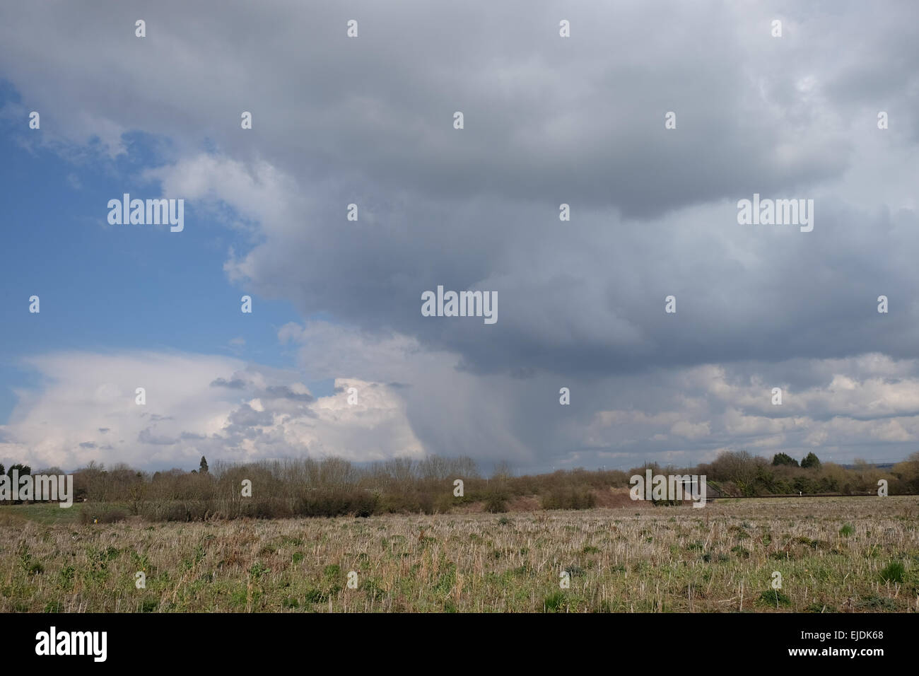 Rain clouds gather as heavy showers move across the country Stock Photo ...
