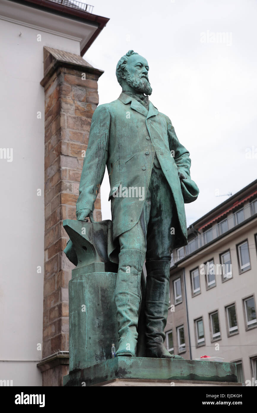 Alfred-Krupp-Monument, Essen, Nordrhine Westphalia, Germany, Europe Stock Photo