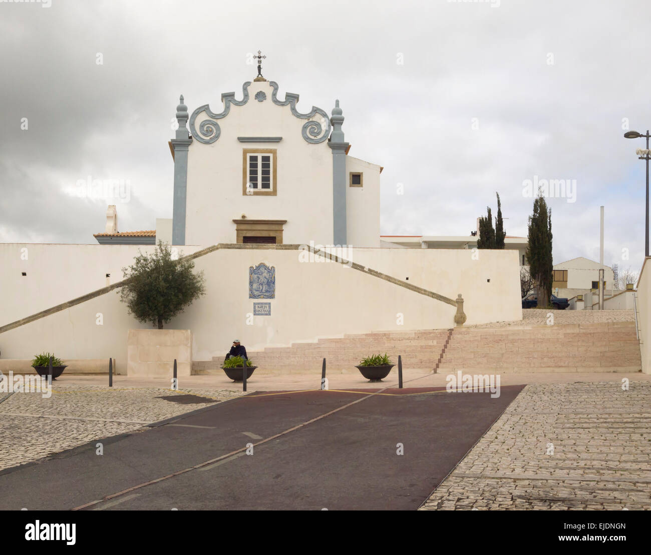 Sant'Ana church in Albufeira, the Algarve, Portugal, Europe Stock Photo