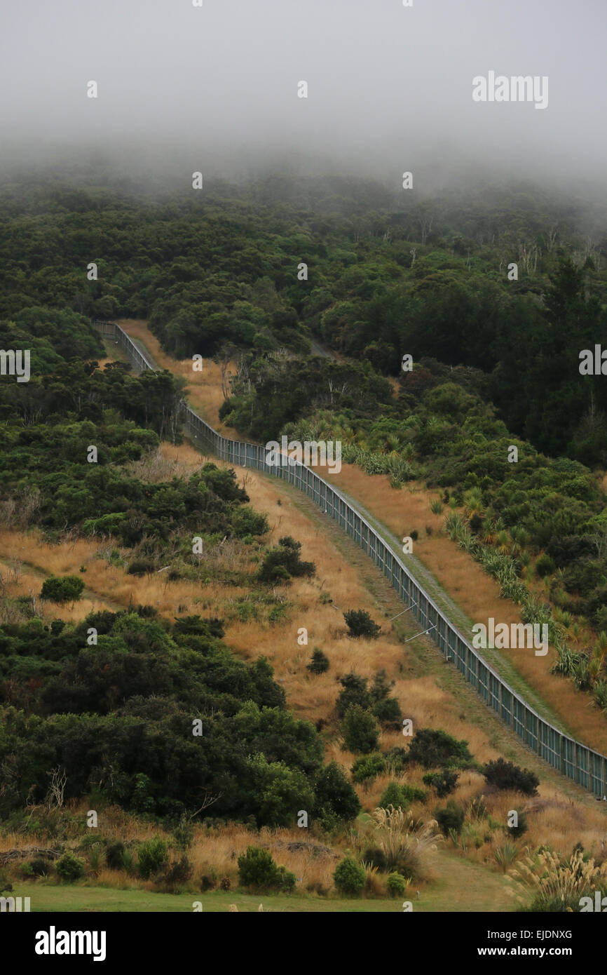 Orokonui ecosanctuary park New Zealand, Dunedin Orokonui Valley Waitati