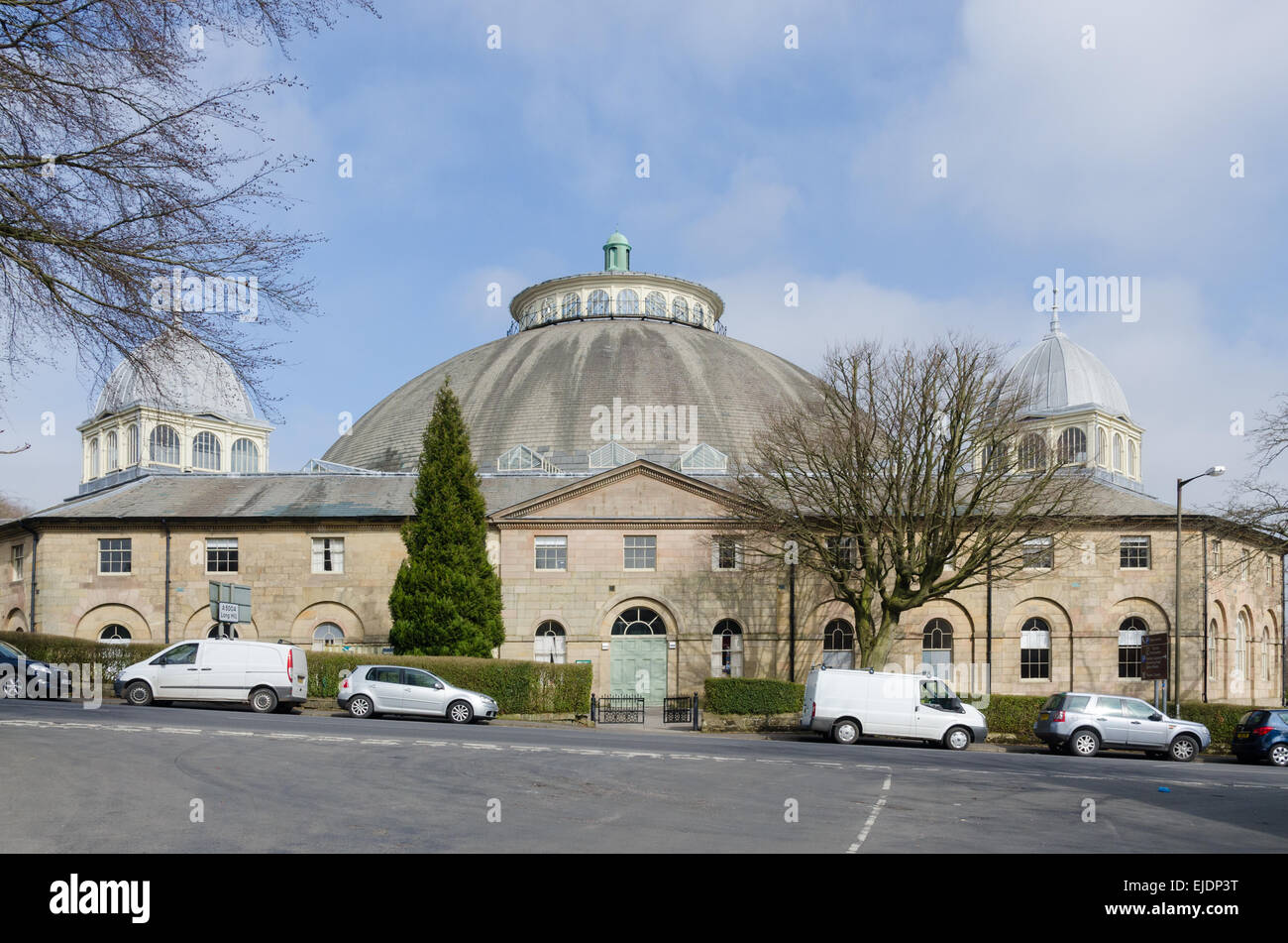 The University of Derby's Buxton campus is set under the Devonshire