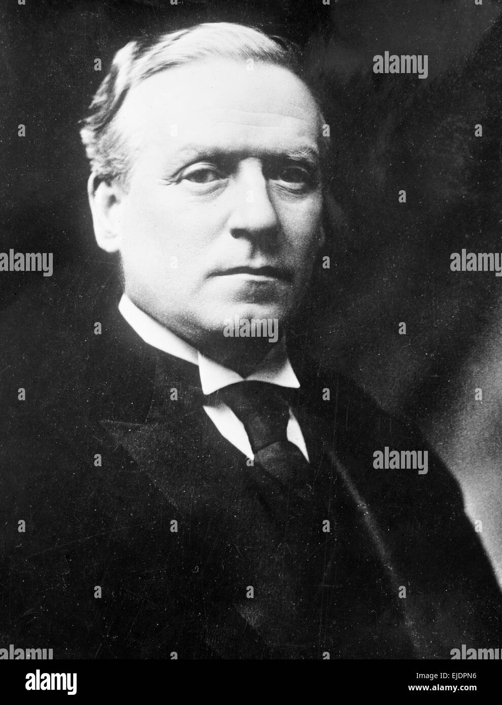 Prime Minister H.H. Asquith, Liberal Prime Minister of the United Kingdom from 1908 to 1916. Herbert Henry Asquith Stock Photo