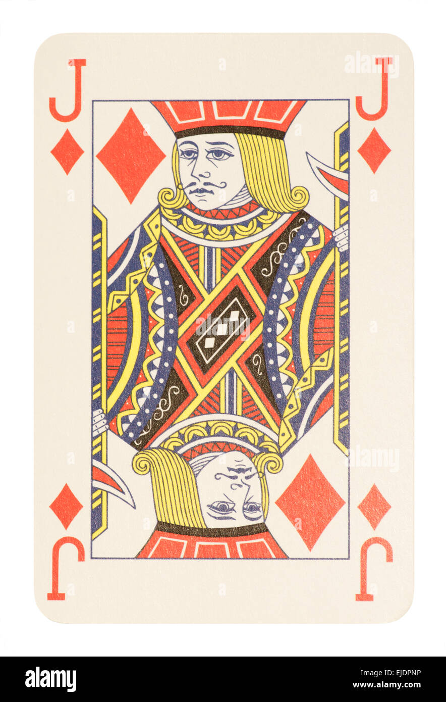 Jack Of Diamonds Playing Card Stock Photo Alamy