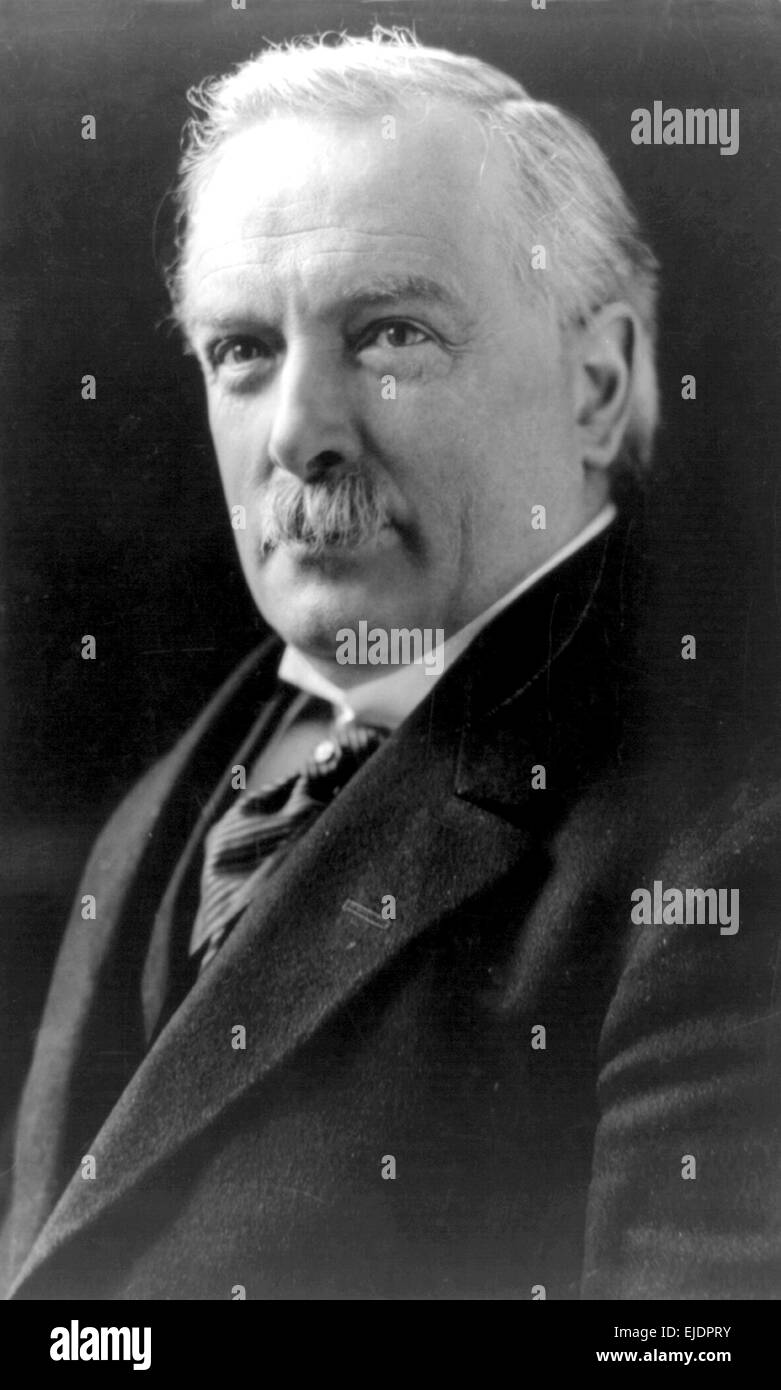 David Lloyd George, Prime Minister of the United Kingdom from 1916-1922 Stock Photo