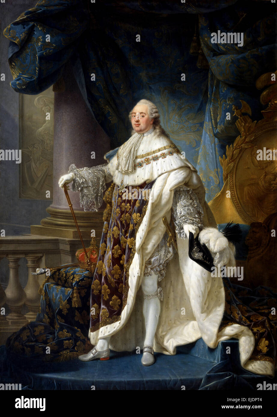 Louis XVI, Louis Capet, was King of France from 1774 until 1792 Stock Photo