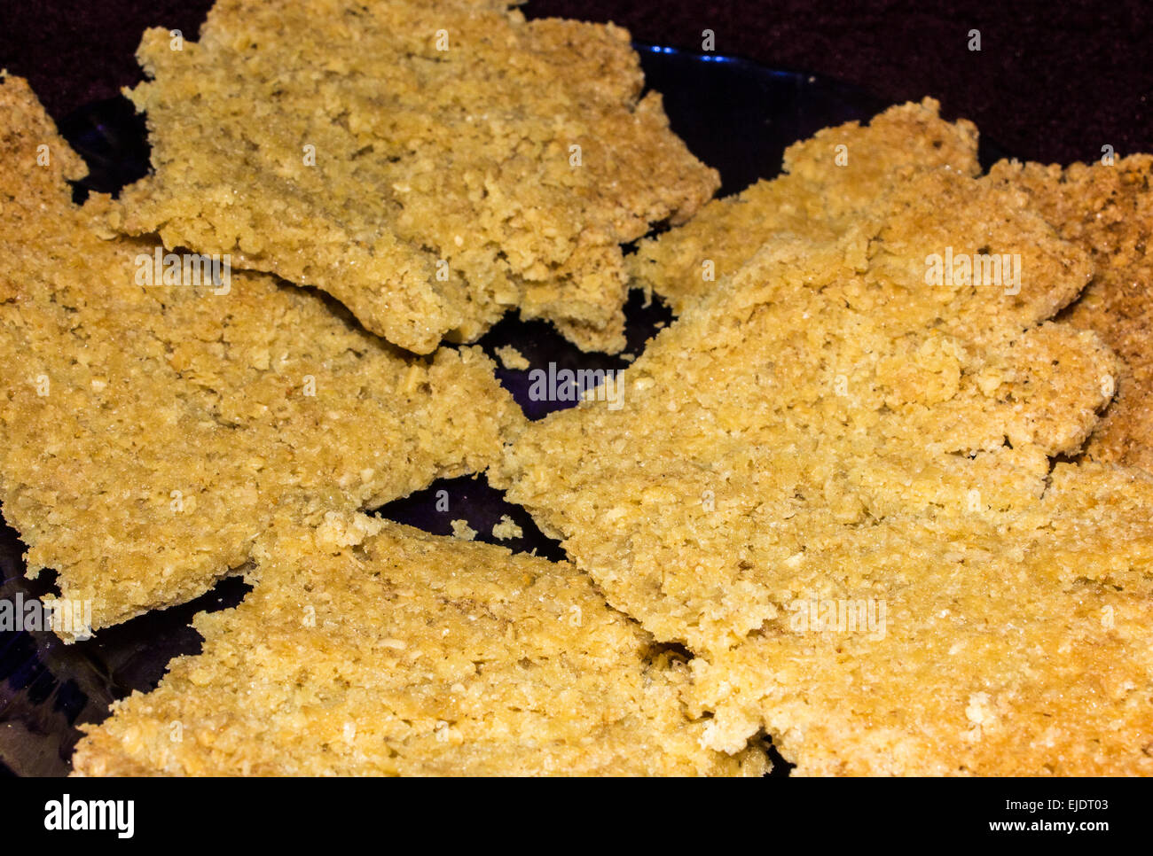 Home baked chewy vanilla and mixed spice butter cookies made with ready