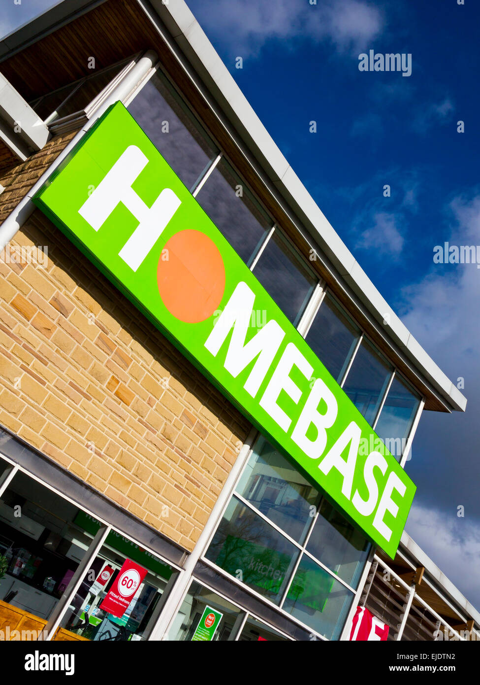 Exterior Of Homebase Diy Superstore On A Modern Out Of Town