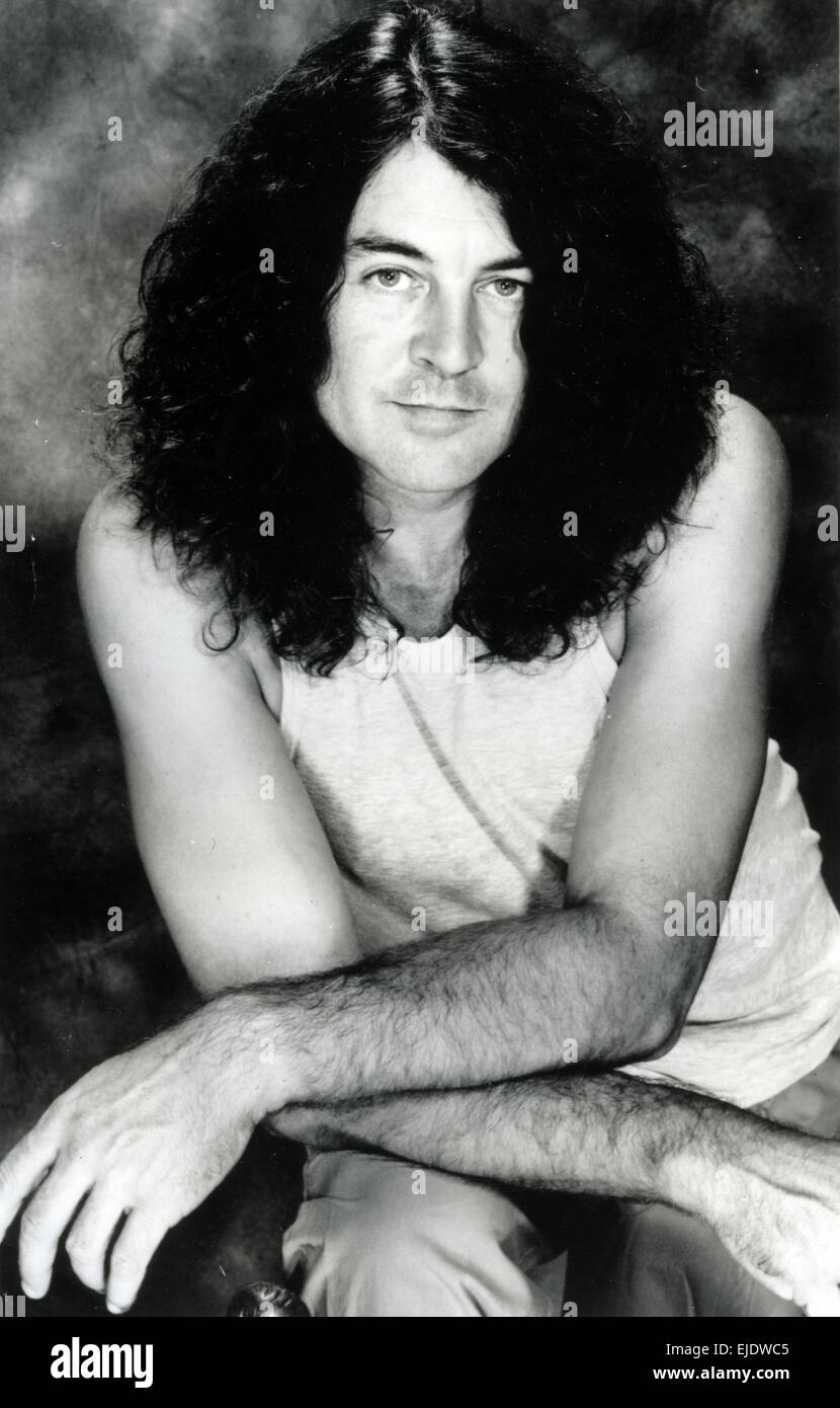 IAN GILLAN  Promotional photo of English rock vocalist about 1972 Stock Photo