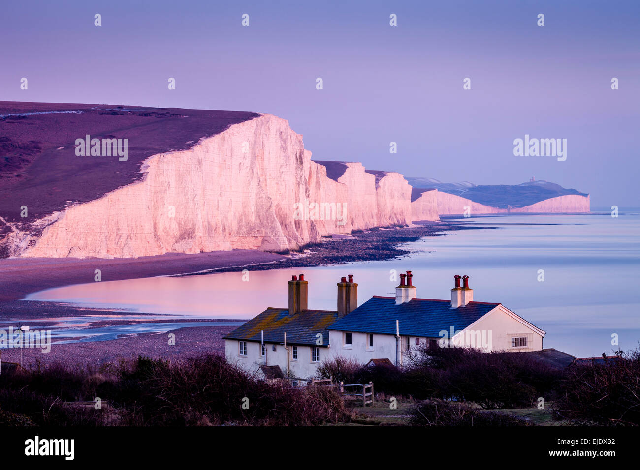 The Seven Sisters Country Park, Seaford, Sussex, UK Stock Photo