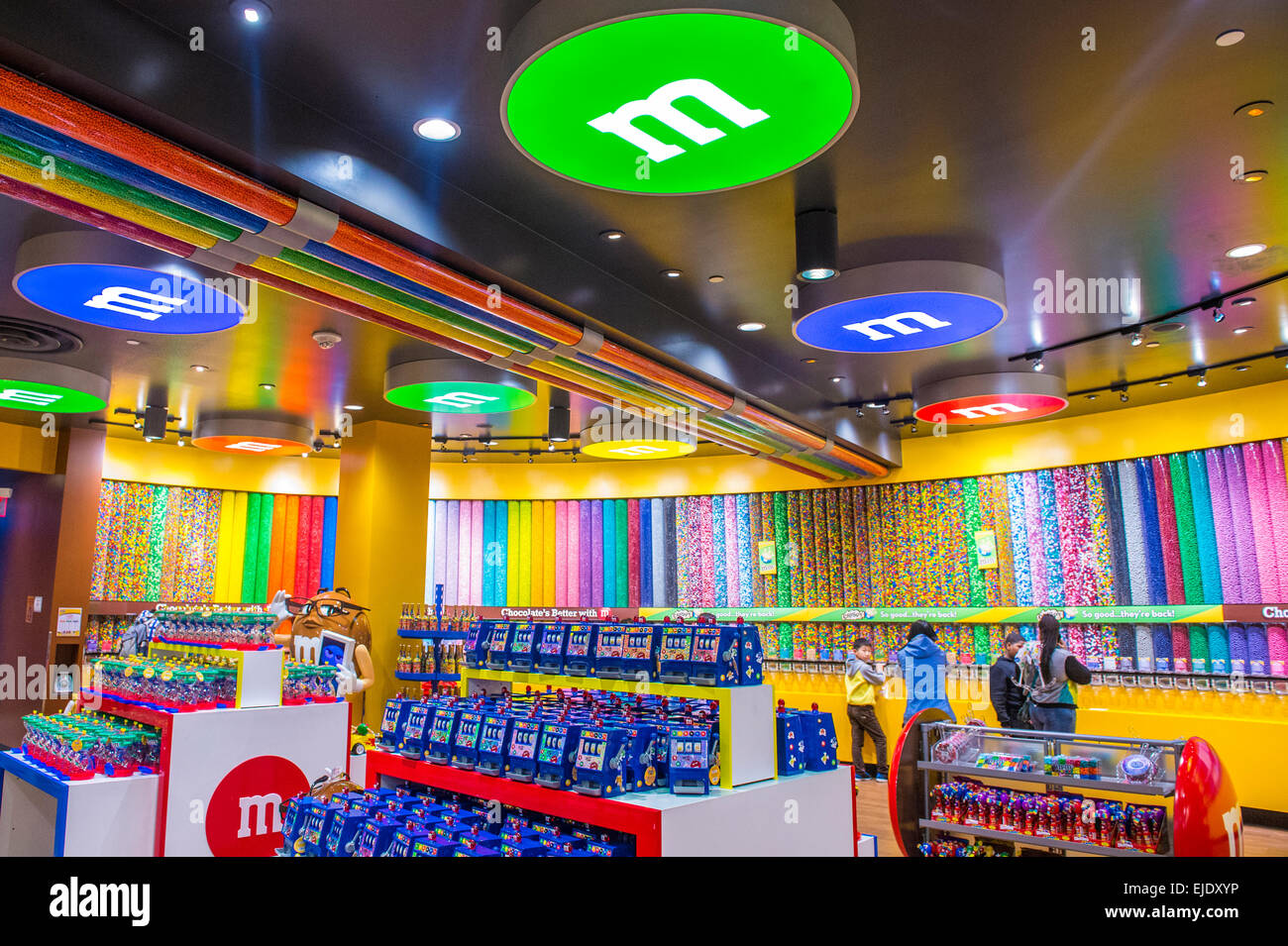The M&M world store in Las Vegas strip Stock Photo - Alamy