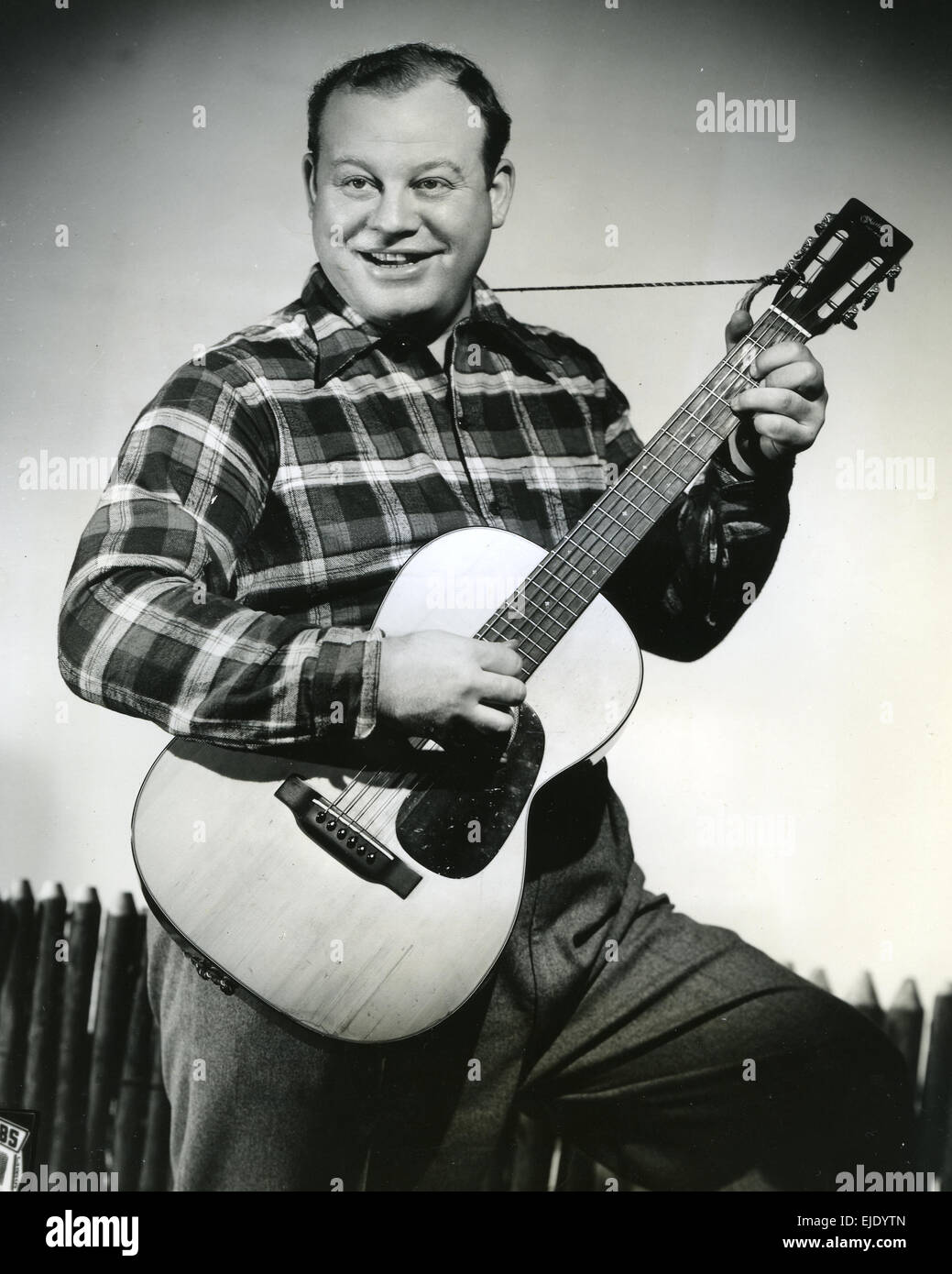 BURL IVES (1909-1995) Promotional photo of US actor and folk singer