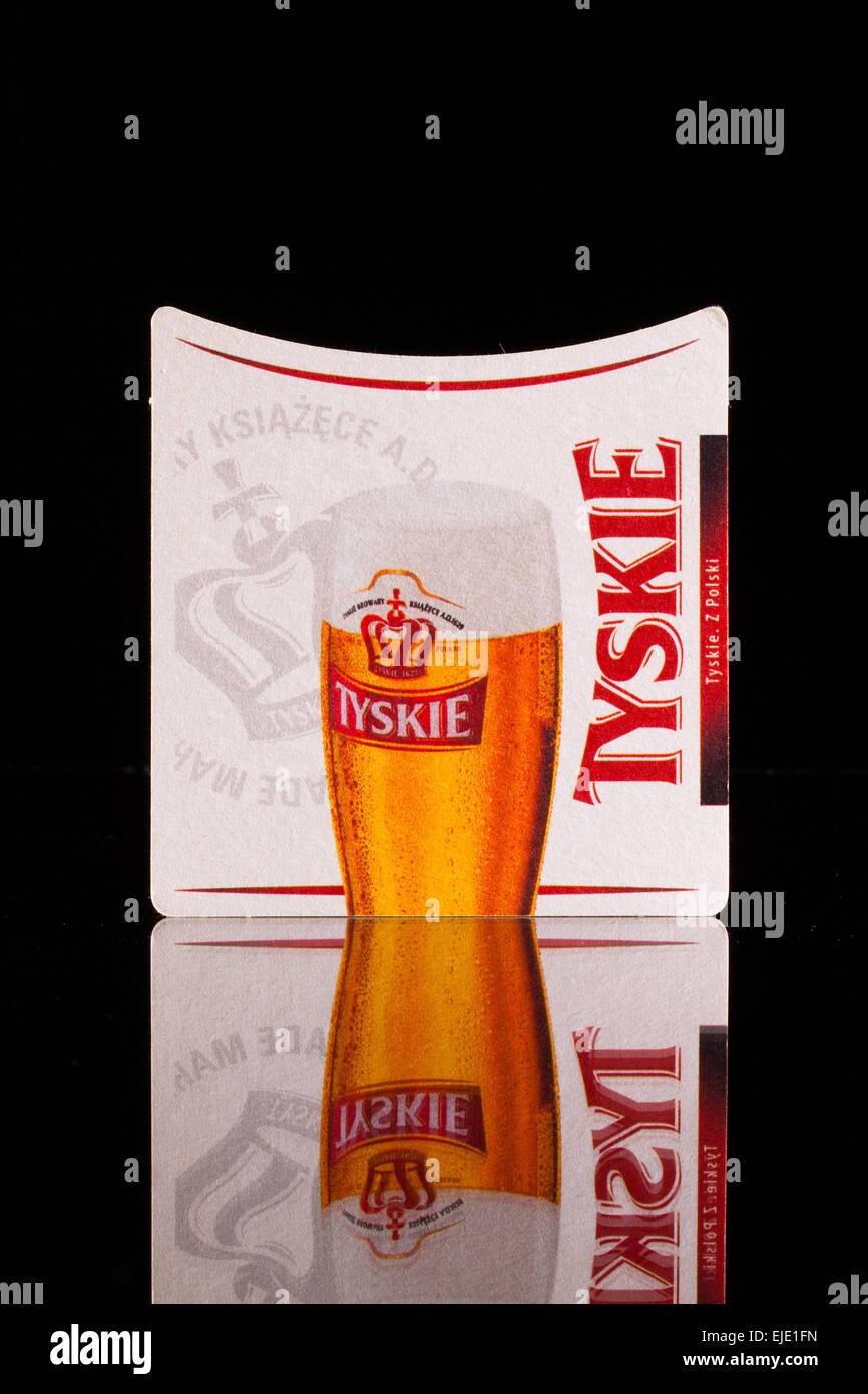 poland-poznan-15-february-2015-beermat-from-tyskie-beer-tyskie-beer