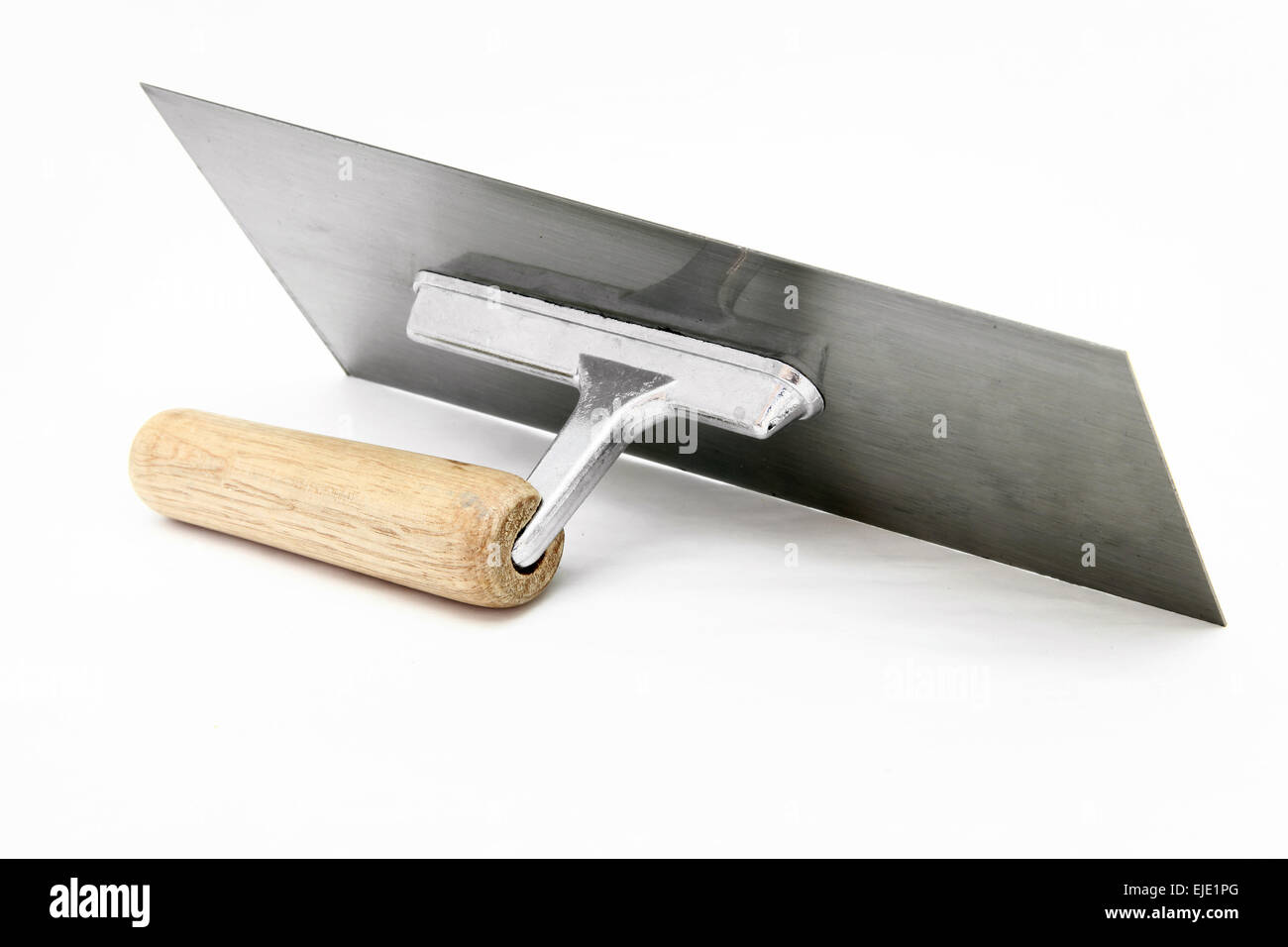 isolated of german style lute trowel over white background Stock Photo