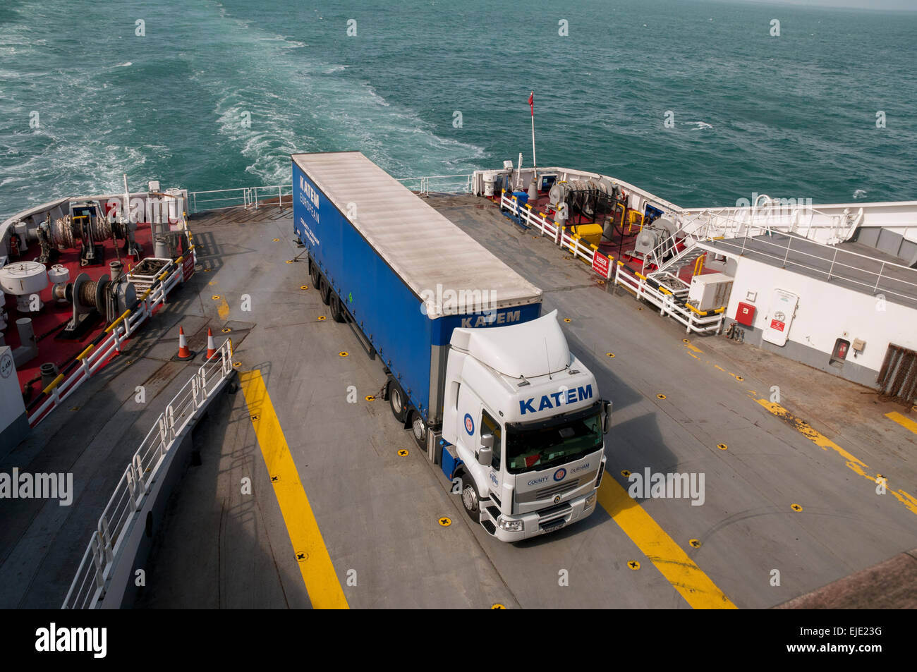 English Channel Ferry, Dover to Dunkirk, Carring Truck on Deck Stock Photo Alamy English Channel Ferry, Dover to Dunkirk, Carring Truck on Deck Stock Photo Alamy
