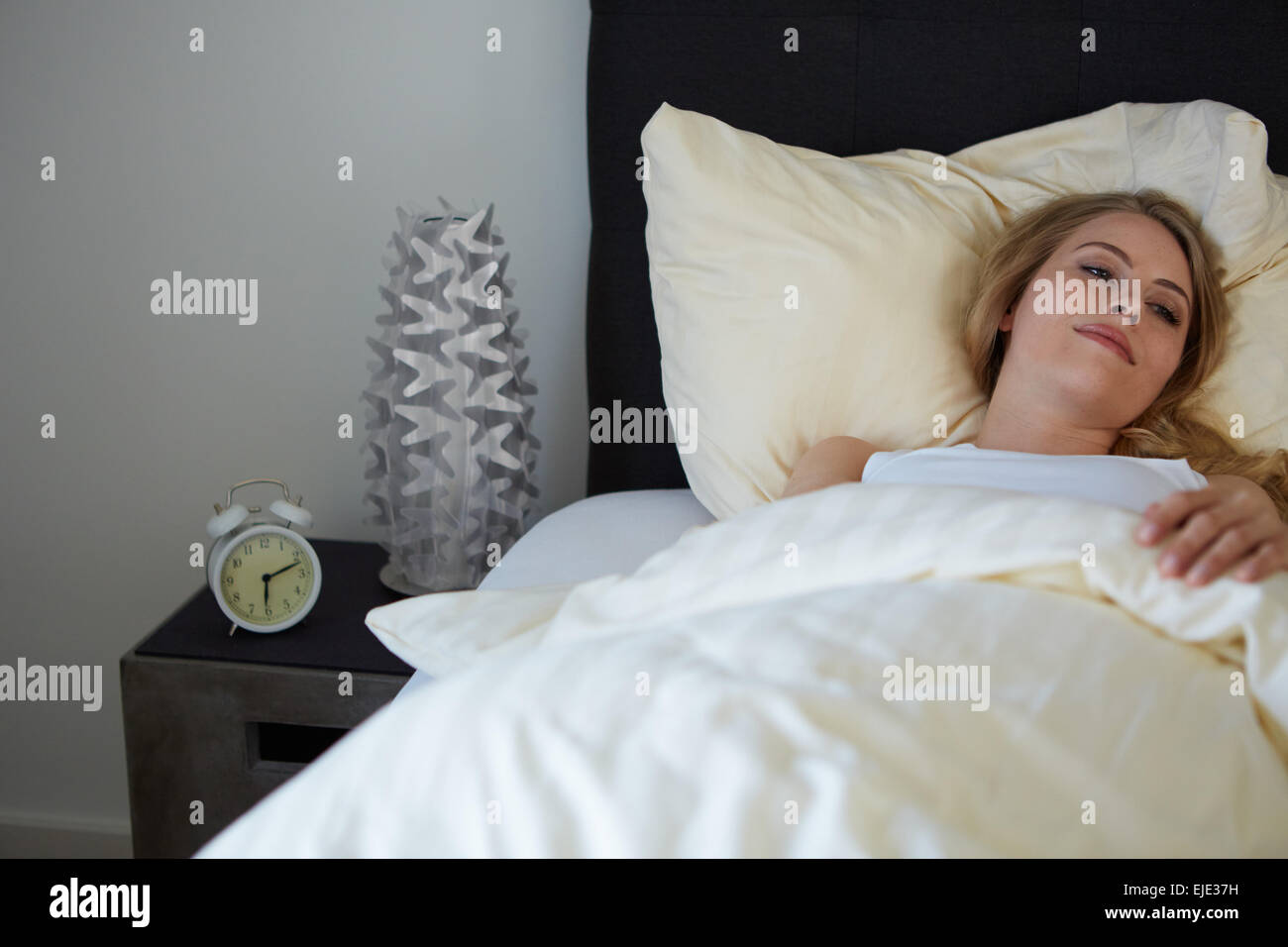 attractive woman stretching in the morning Stock Photo - Alamy