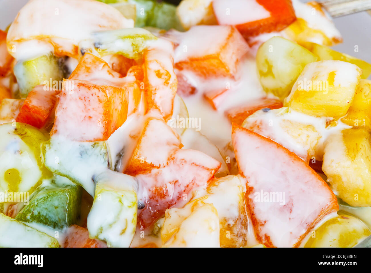 Fruit salad melon kiwi hi-res stock photography and images - Alamy