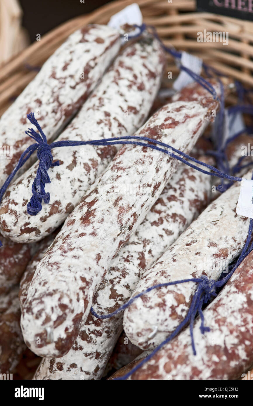 Fresh salami hires stock photography and images Alamy