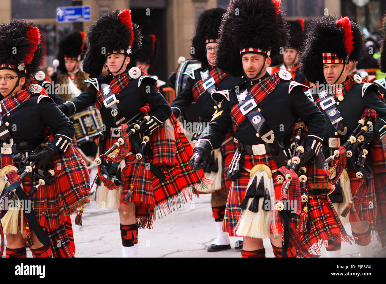 st patricks day parade montreal route
