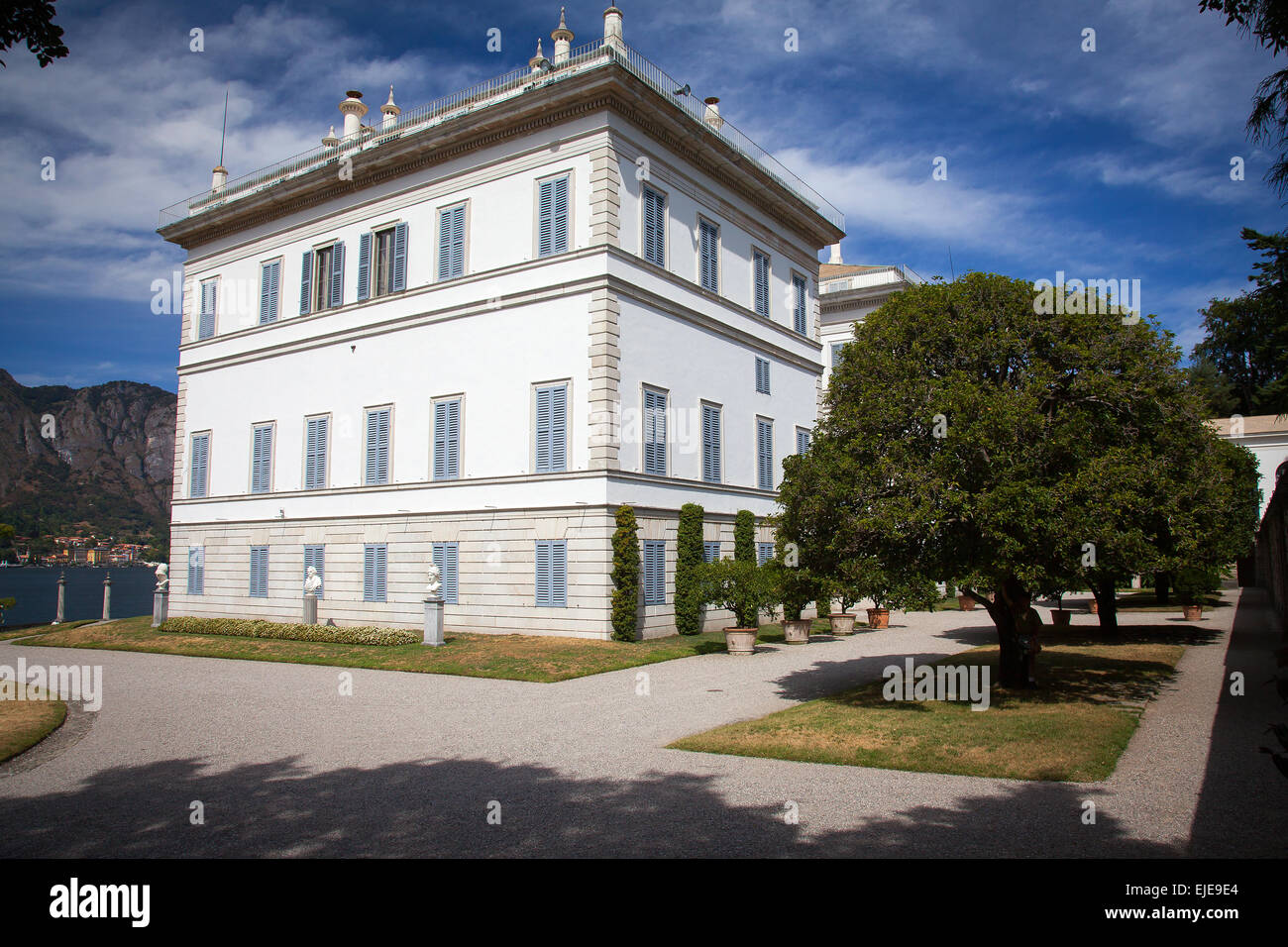 Villa Melzi, Bellagio, Lake Como, Italy Stock Photo