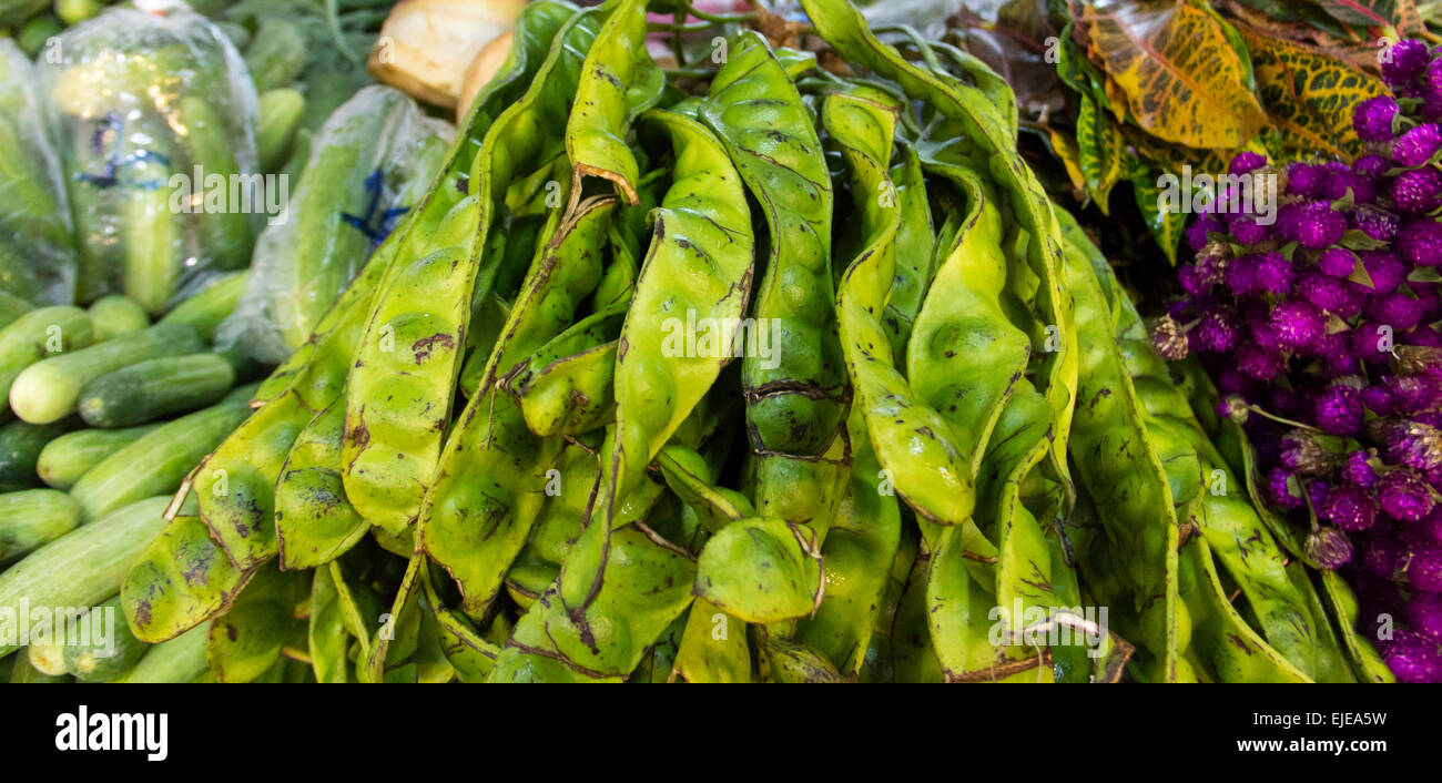 Fresh vegetables at the market in Chiang Mai, Thailand Stock Photo - Alamy