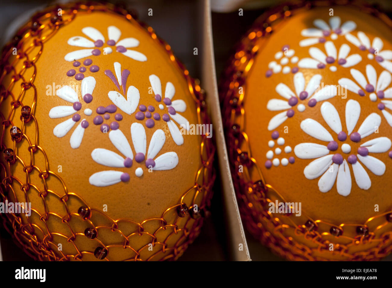 Traditional easter eggs, Prague Czech Republic, Europe Stock Photo Alamy