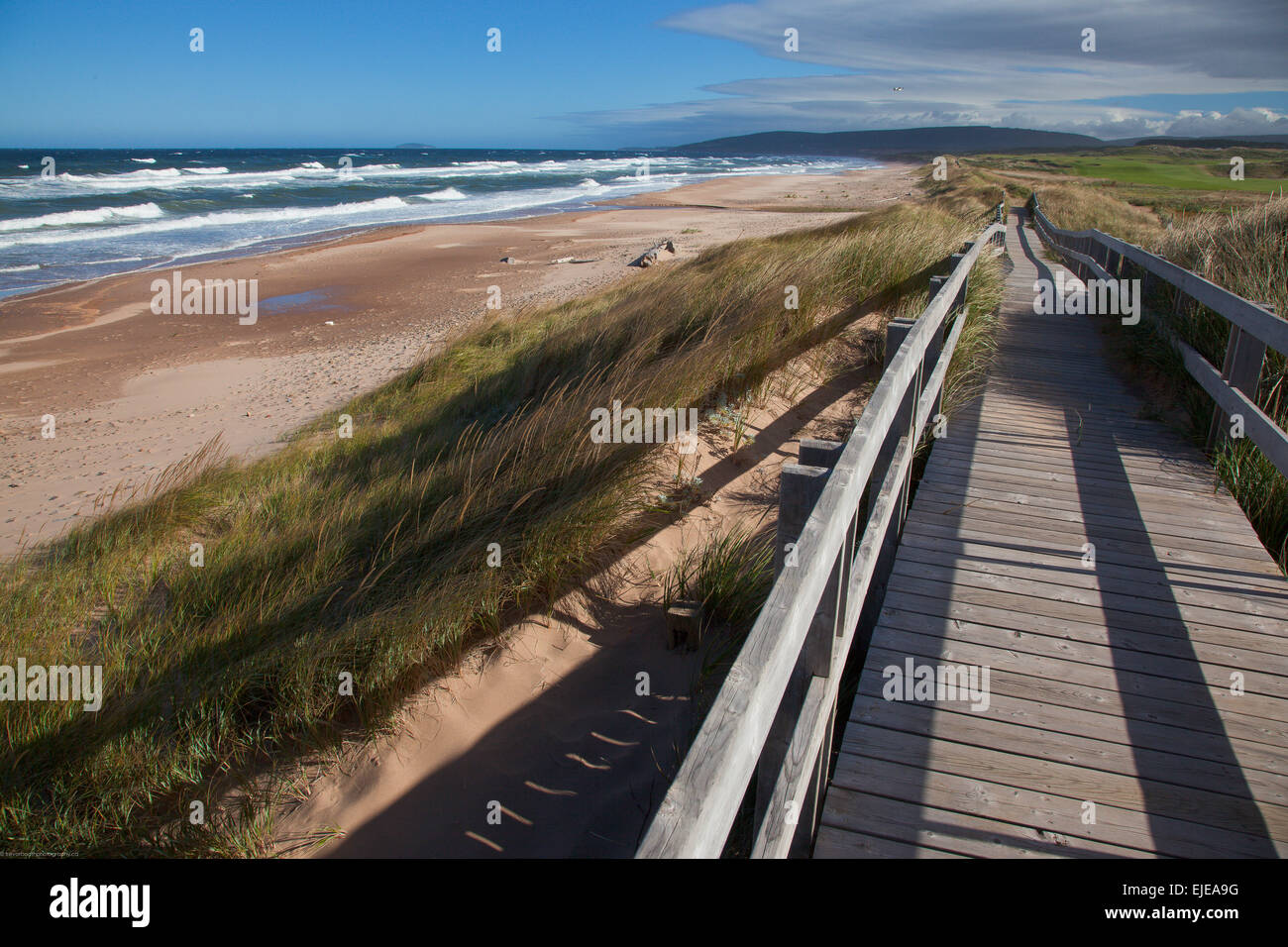 Inverness Beach, Cape Breton, Nova Scotia, Canada Stock Photo