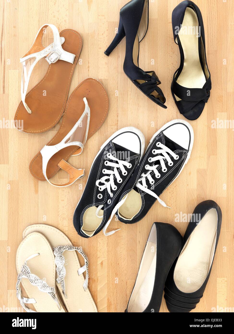 A close up shot of shoes on carpet Stock Photo Alamy