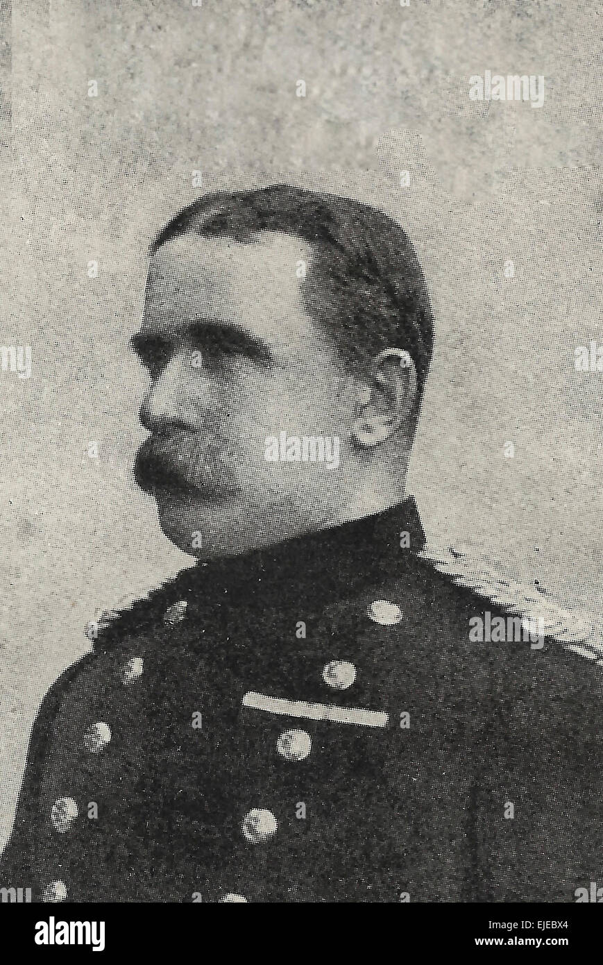 Lieutenant General J.D.P. French at the time of the Second Boer War, circa 1899 Stock Photo