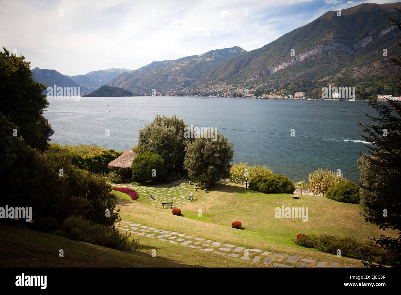 Como Lake, view from Bellagio, northern Italy Stock Photo