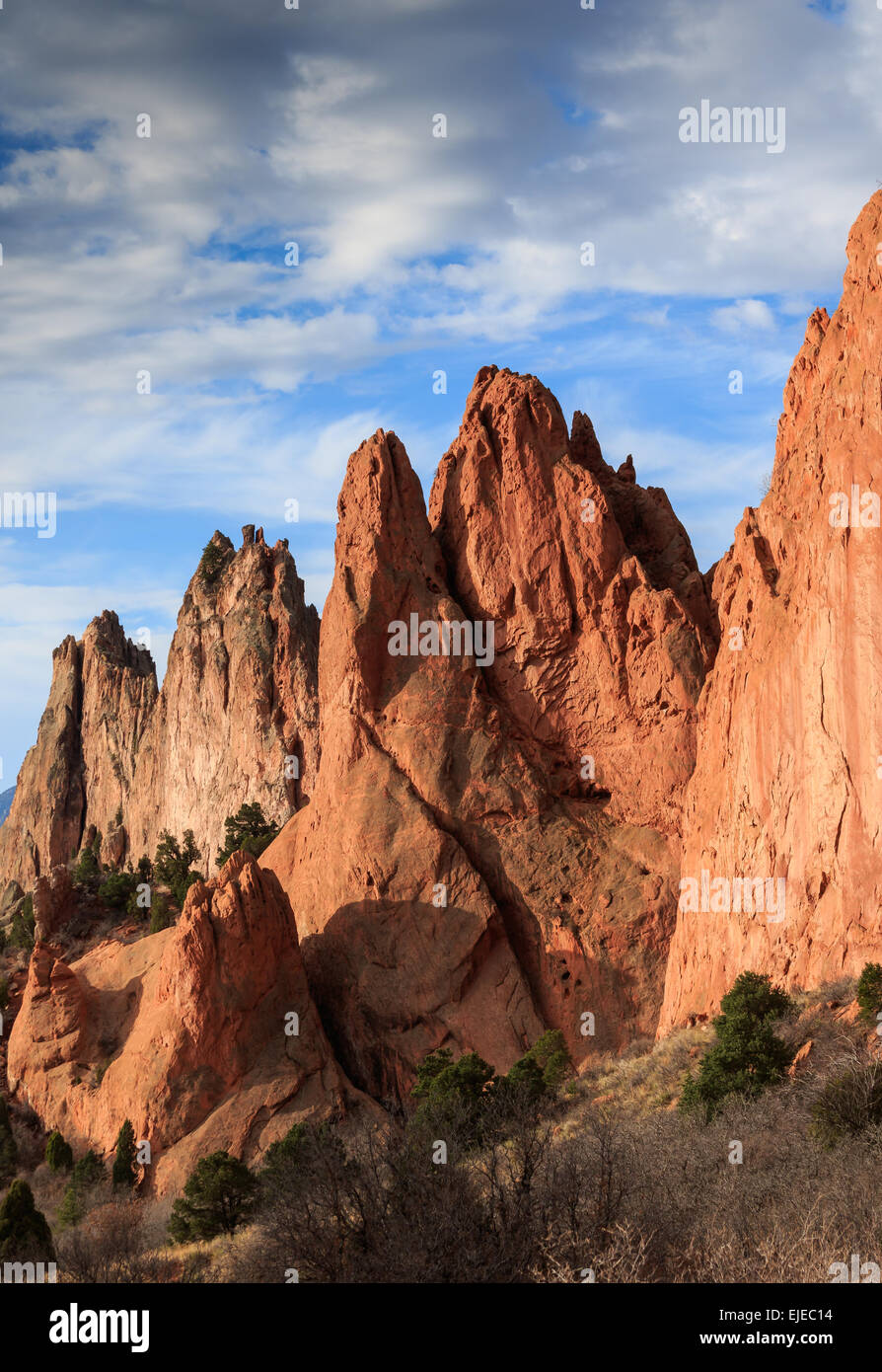 Colorado Rock Formations Rock formations in Garden of the Gods. This is a city park in Colorado ...
