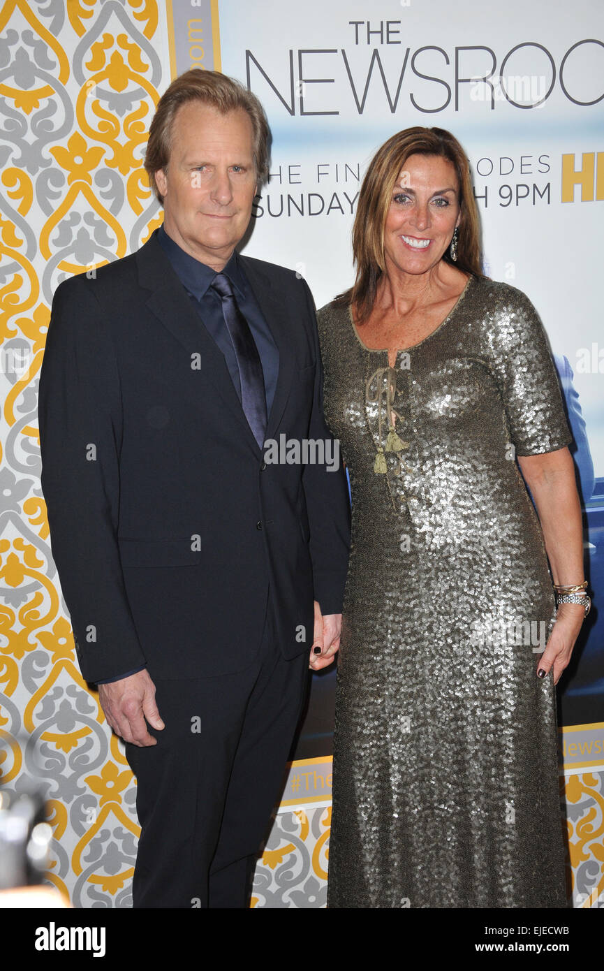 Actor jeff daniels wife kathleen hires stock photography and images