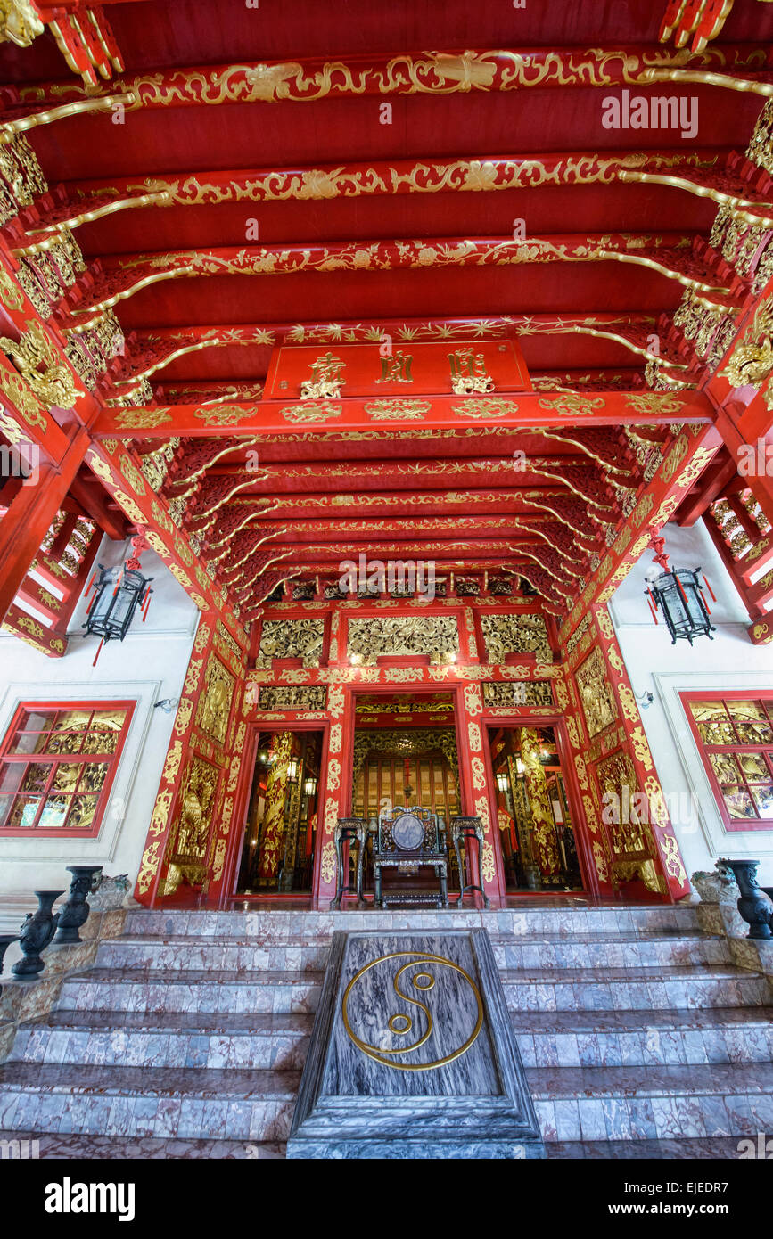 Wehart Chamrunt Chinese Pavilion at the Bang Pa-In Summer Palace, Ayutthaya, Thailand Stock Photo