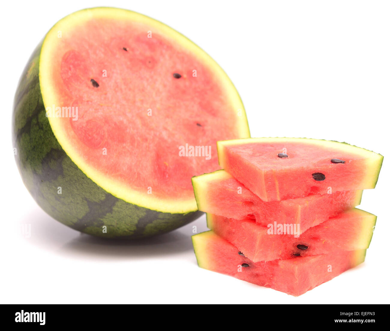 Watermelon isolated on white background Stock Photo - Alamy