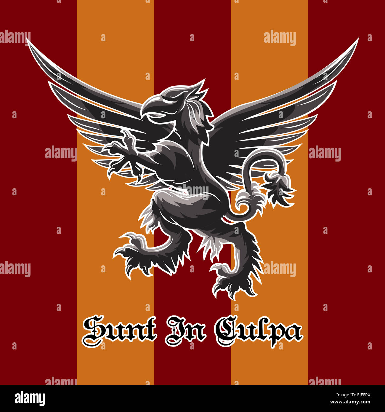 Griffin Emblem Stock Photo