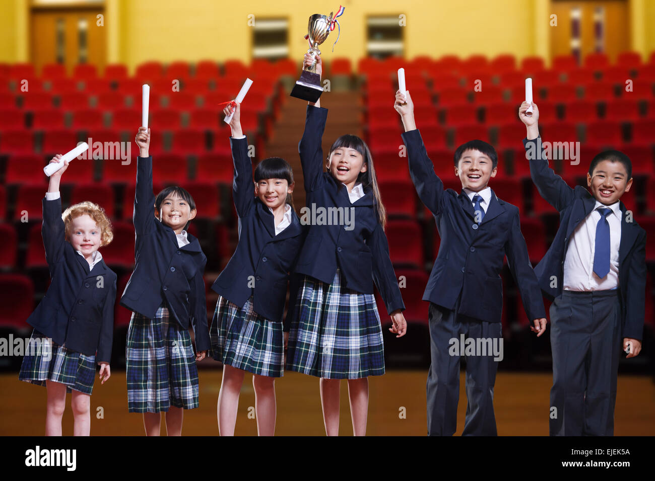 Elementary school students Stock Photo Alamy