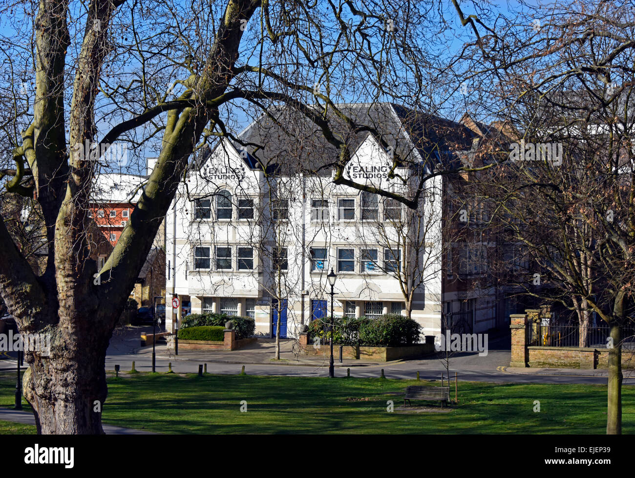 Ealing Studios. Walpole Park, West Ealing, London, England, United Kingdom, Europe. Stock Photo